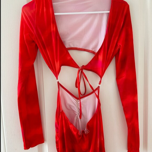 CHACHA Fiery Temporal High Slit Dress - Picture 3 of 4